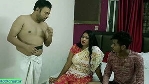 Desi Hot Maid fucking by two friends one after another! with clear audio